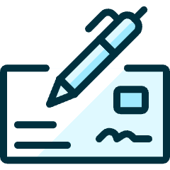 Check Payment Sign Icon from Ultimate Duotone Set