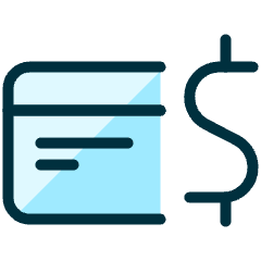 Credit Card Dollar Icon from Ultimate Duotone Set