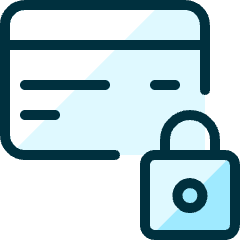 Credit Card Lock Icon from Ultimate Duotone Set