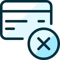 Credit Card Remove Icon from Ultimate Duotone Set