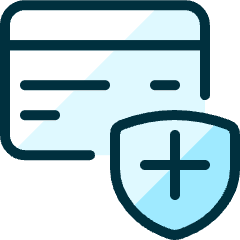 Credit Card Shield Icon from Ultimate Duotone Set