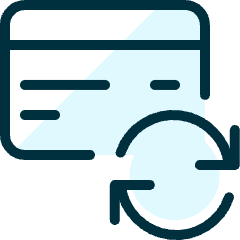 Credit Card Sync Icon from Ultimate Duotone Set