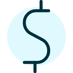 Currency Dollar Icon from Ultimate Duotone Set