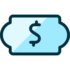 Currency Dollar Bill Icon from Ultimate Duotone Set