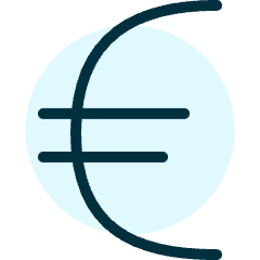 Currency Euro Icon from Ultimate Duotone Set