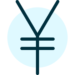 Currency Yuan Icon from Ultimate Duotone Set