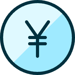 Currency Yuan Circle Icon from Ultimate Duotone Set