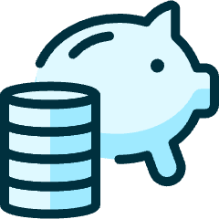 Saving Piggy Coins Icon from Ultimate Duotone Set