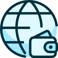 Saving Wallet International Icon from Ultimate Duotone Set