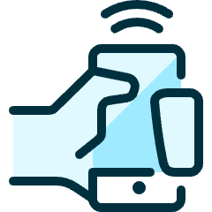 Wireless Payment Smartphone 1 Icon from Ultimate Duotone Set