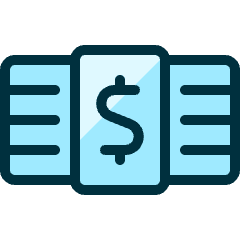 Accounting Bill Stack Icon from Ultimate Duotone Set