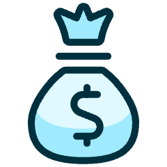 Money Bag Dollar Icon from Ultimate Duotone Set