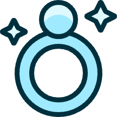 Diamond Ring Icon from Ultimate Duotone Set