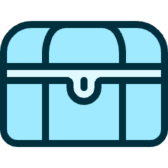Treasure Chest Icon from Ultimate Duotone Set
