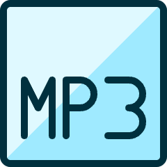 Audio Document Mp3 1 Icon from Ultimate Duotone Set