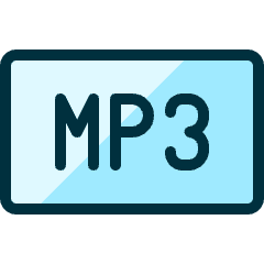Audio Document Mp3 Icon from Ultimate Duotone Set