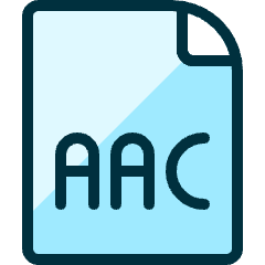 Audio File Aac Icon from Ultimate Duotone Set