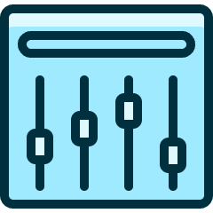 Equalizer 1 Icon from Ultimate Duotone Set