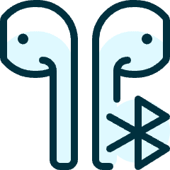 Earpods Bluetooth 2 Icon from Ultimate Duotone Set