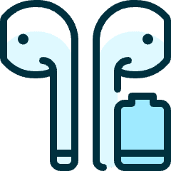 Earpods Charging Icon from Ultimate Duotone Set