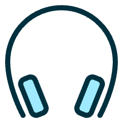 Headphones 2 Icon from Ultimate Duotone Set