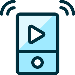 Ipod Play Icon from Ultimate Duotone Set