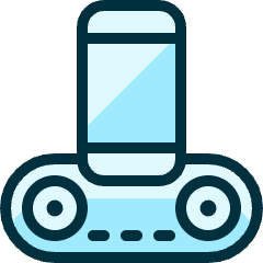 Player Phone Station Icon from Ultimate Duotone Set