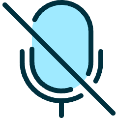 Microphone Off Icon from Ultimate Duotone Set