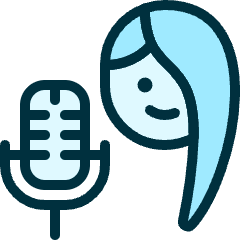 Microphone Sing Woman Icon from Ultimate Duotone Set