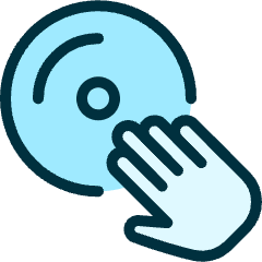 Modern Music Dj Tape Icon from Ultimate Duotone Set