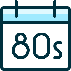 Music Genre 80s Icon from Ultimate Duotone Set
