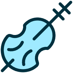 Instrument Contrabass Icon from Ultimate Duotone Set