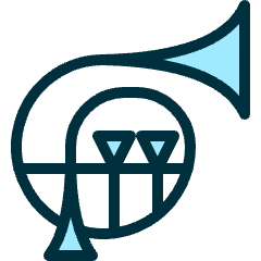 Instrument French Horn Icon from Ultimate Duotone Set