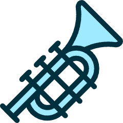 Instrument Trumpet 1 Icon from Ultimate Duotone Set