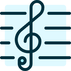 Music Clef Sheet Icon from Ultimate Duotone Set