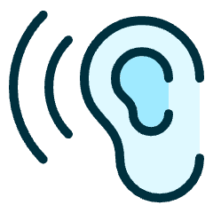 Music Ear Icon from Ultimate Duotone Set