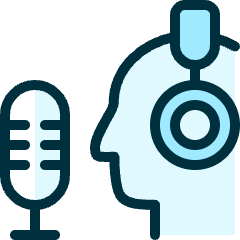 Microphone Podcast Person Icon from Ultimate Duotone Set
