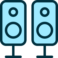 Speakers Stand Icon from Ultimate Duotone Set