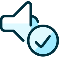 Volume Control Check Icon from Ultimate Duotone Set