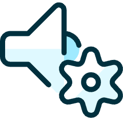 Volume Control Settings Icon from Ultimate Duotone Set