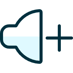 Volume Control Up 1 Icon from Ultimate Duotone Set