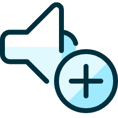 Volume Control Up 2 Icon from Ultimate Duotone Set