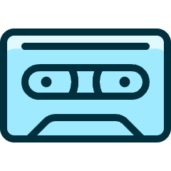 Walkman Cassette 1 Icon from Ultimate Duotone Set
