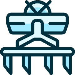 Agriculture Machine Plow 2 Icon from Ultimate Duotone Set