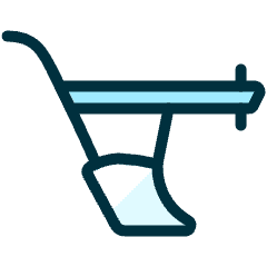 Agriculture Machine Plow Icon from Ultimate Duotone Set