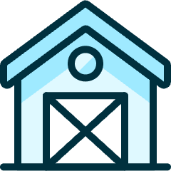 Farming Barn Icon from Ultimate Duotone Set