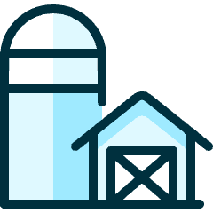 Farming Barn Silo Icon from Ultimate Duotone Set