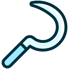 Farming Sickle Icon from Ultimate Duotone Set