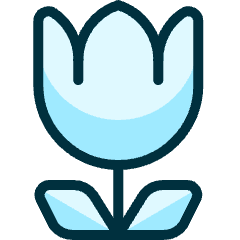 Flower 1 Icon from Ultimate Duotone Set
