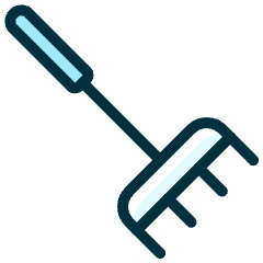 Gardening Cultivator Icon from Ultimate Duotone Set